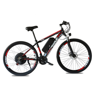 Vélo de montagne électrique 29 pouces en alliage d'aluminium, moteur arrière sans balais, batterie lithium 48V 10AH, 7 vitesses, freins à disque doubles à l'avant - Product Image 3