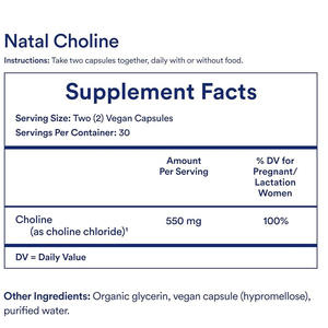 Suplemen Prenatal, mendukung fungsi kognitif bayi selama kehamilan, suplemen klorida kesehatan otak - Product Image 3