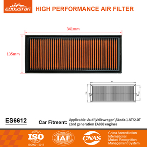 <span class=keywords><strong>Filtre</strong></span> à air d'admission EDDYSTAR pour <span class=keywords><strong>Audi</strong></span> <span class=keywords><strong>A3</strong></span>/Q3/TT Volkswagen CC/Golf/Passat/Scirocco/Jetta/Tiguan/Sharan/Beetle SEAT Borgward ES6612 - Product Image 4