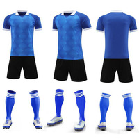 Kaos dan Celana Pendek Sepak Bola Latihan Khusus Penyerap Keringat dan Bernapas, Jersey Sepak Bola Musim Panas untuk Latihan dan Pertandingan
