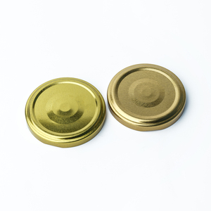 Coperchi a vite in banda stagnata da 43mm, 48mm, 53mm con bottone di sicurezza, ermetici e a prova di perdite per barattoli di burro di arachidi - Outlet di fabbrica - Product Image 6