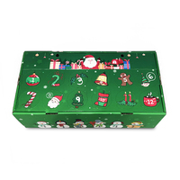 Advents kalender Diy leer Luxus Pappe Papier Geschenk 24 Tage Paket Bier Advents kalender Boxen