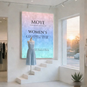 กล่องไฟ LED RGB ปรับความสว่างได้ สีสันไดนามิก รูปทรงสี่เหลี่ยมผืนผ้า วัสดุอะลูมิเนียม สำหรับตกแต่งภายใน ผนังร้านค้า บาร์ ร้านคาราโอเกะ ห้องเต้นรำ - Product Image 5