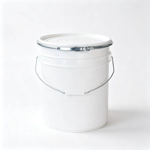 Cubo Metálico de 20L con Tapa de Anillo de Bloqueo - Product Image 1