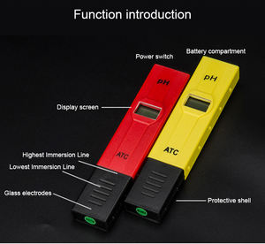 Medidor digital de <span class=keywords><strong>ph</strong></span> da água, medidor portátil, digital, à prova d' água, tipo caneta, teste de <span class=keywords><strong>ph</strong></span>, base, para água - Product Image 2