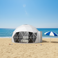 Tente d'hôtel Star Sky, hébergement sphérique, camping de luxe sauvage, zone panoramique, ferme en pleine steppe, maison dôme, abri solaire extérieur