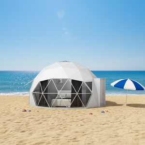 Tienda de campaña de lujo esférica tipo hotel Star Sky, alojamiento en <span class=keywords><strong>casa</strong></span> rural, <span class=keywords><strong>casa</strong></span> domo, para campamentos de lujo en áreas silvestres y zonas panorámicas, con protección solar exterior, ideal para praderas y granjas. - Product Image 1