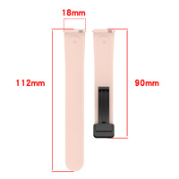 Bracelets en silicone à fermoir magnétique pliable à motif diamanté, adaptés aux montres Samsung, Huawei, Garmin et Huami (18/20/22 mm)