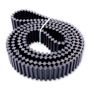 Courroie de distribution synchrone en caoutchouc PU à dents doubles D8M1248/1256/1264/1272/1280/1296/1304, courroie d'entraînement à double dent D8M - Product Image 2