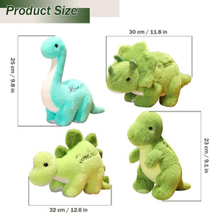 8687 Ventes Flash Super Douces Peluches Mignonnes de Personnages de Dessins Animés, Poupées Dinosaures en Peluche, Cadeaux d'Anniversaire et de Noël pour Enfants Garçons Filles - Product Image 2