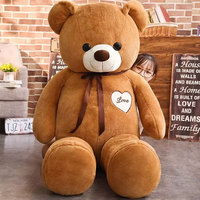 Peluche Ours Géant En Gros Grandes Tailles 60cm 80cm 100cm 120cm 140cm 160cm 180cm 200cm, Ours En Peluche Géant À Câliner