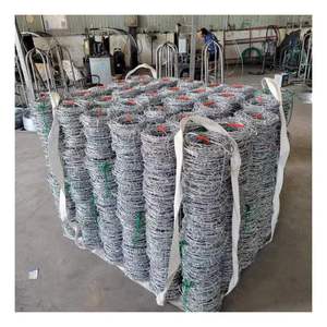 12.5 Gauge galvanizado dois fios arame farpado segurança cerca na Europa - Product Image 3