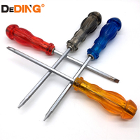 Tournevis interchangeable de qualité supérieure, construction robuste, plusieurs options de couleurs de manche pour les charpentiers et les artisans