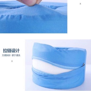 Attelle de pied bleue avec fermeture éclair pour patients âgés alités, soutien de la cheville, rééducation et soins du talon - Product Image 1