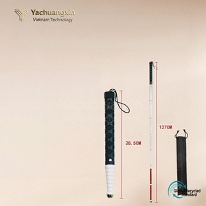 Bastón telescópico ajustable, anticaídas, duradero, portátil, de aleación de aluminio. - Product Image 3
