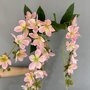 Impresión 3D <span class=keywords><strong>de</strong></span> un diseño <span class=keywords><strong>de</strong></span> escena floral <span class=keywords><strong>de</strong></span> seda <span class=keywords><strong>de</strong></span> alta gama con jazmín suspendido y manzanilla artificial. - Product Image 1