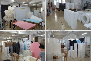 Nửa Mặt Trăng hình dạng đa mục đích hoa đứng thiết lập bánh plinth gợn sóng Acrylic plinth tráng miệng bảng đứng - Product Image 6