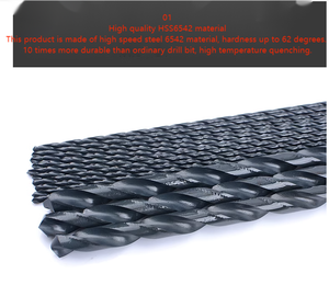 2026- Drilling <b>Bits</b> DIN1869 Hss Fully Ground Extra Long Black Oxide Straight Shank Deep Hole <b>Drill</b> - Product Image 5