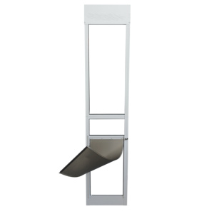 <span class=keywords><strong>Porte</strong></span>-Patio en aluminium pour chien et chat <span class=keywords><strong>Porte</strong></span> pour <span class=keywords><strong>porte</strong></span> coulissante en <span class=keywords><strong>verre</strong></span> Hauteur réglable avec différentes tailles - Product Image 1