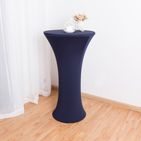 Nappe de Table Moderne en Spandex Tissé Carré en Polyester pour Banquet, 1 Pièce/Sac en PP, Couleur Unie Teintée, 1 Pièce
