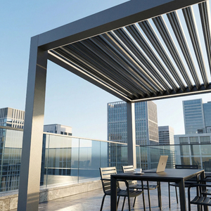 Tingmeihaoting, abri de voiture autoportant en aluminium avec revêtement en poudre, rotatif, abordable, avec pare-soleil intelligent en option - Product Image 3