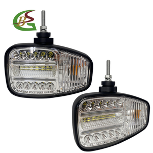 7 pouces nouvelle lampe de <span class=keywords><strong>travail</strong></span> <span class=keywords><strong>LED</strong></span> 150W pour phares de tracteur de chasse-neige de machines agricoles avec clignotants de feux de croisement et DRL - Product Image 1