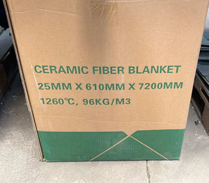 High Temperature Resistant Ceramic <strong>Fiber</strong> 25mm 1260c Insulating Materials Ceramic <strong>Fiber</strong> <strong>Cotton</strong> Wool Blanket