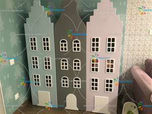 Nuovo Design Chiquitos: Armadio Castello Colorato per Bambini, Mobile <span class=keywords><strong>in</strong></span> Legno con <span class=keywords><strong>Libreria</strong></span> per Scuola e Soggiorno - Product Image 6