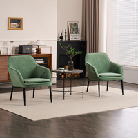 Chaise de canapé en cuir simple nordique Design Simple moderne pour salle à manger salon chambre balcon hôtel réception meubles de loisirs