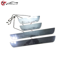 FUXINGTAI Compatible avec Renault Talisman 2015-2019, pédale de bienvenue à LED à flux dynamique avec barre de seuil lumineuse