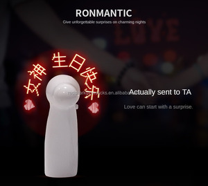Mini Ventilatore Portatile a LED con Batteria, Luci Lampeggianti, Scritte Personalizzabili, Pubblicità Creativa, Supporta B T S BT21 - Product Image 4