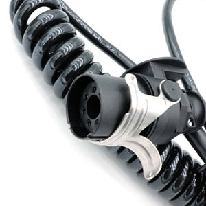 कस्टम 7 प्रांग एब्स इलेक्ट्रिक सर्पिल केबल 12v 24v tpu सुज़ी कोलाइज्ड केबल 12 वी. - Product Image 5