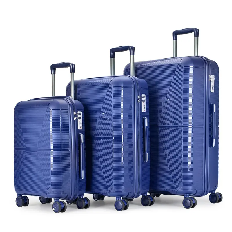 High Quality But Cheap Original Factory Trolley Luggage Bag Travel Suitcases PP Luggage Sets