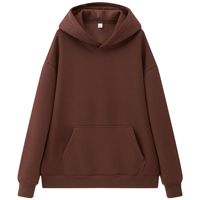 Ensemble sweat-shirt et pantalon décontracté pour homme, hiver, en coton épais doublé de polaire, couleur unie