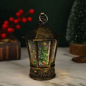 Christmas Wind Lamp Decorations Creative <b>Small</b> Battery Powered Resin Mailbox Shape Night <b>Lights</b> <b>LED</b> - Product Image 5