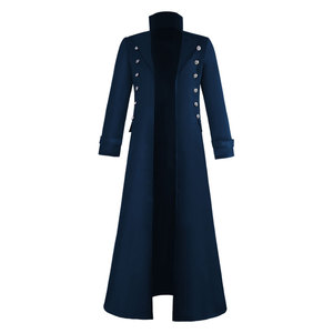 Cappotto Vintage gotico rinascimentale della metà del secolo <span class=keywords><strong>Costume</strong></span> da scena doppiopetto Plus Size realizzato in cotone per Natale - Product Image 4