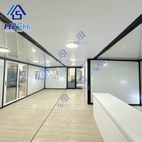 Maison préfabriquée extensible en conteneur empilable personnalisée de 20 pieds, 30 pieds, 40 pieds, villa préfabriquée, maison à 5 chambres, construction immobilière