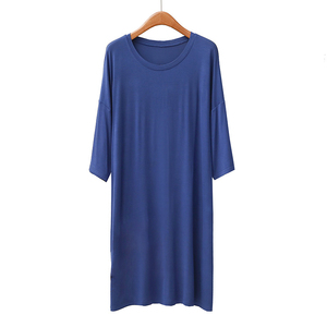 Custom Women Pajamas Recyclable Fabric Super Soft Sleepwear Bamboo Model Material <strong>Sleep</strong> <strong>Tee</strong> - Product Image 1
