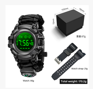 DFS10 Camuflaje verde Vert Verde Negro Desierto Multi colores 30ATM Relojes tácticos a prueba de agua Resistente Durable Rescate Hombres Herramientas - Product Image 6