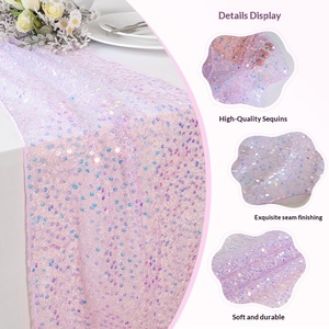 <span class=keywords><strong>Chemin</strong></span> <span class=keywords><strong>de</strong></span> <span class=keywords><strong>table</strong></span> rose vif à paillettes pour fête d'anniversaire <span class=keywords><strong>de</strong></span> filles, 12x108 pouces, décoration <span class=keywords><strong>de</strong></span> <span class=keywords><strong>table</strong></span> scintillante - Product Image 1