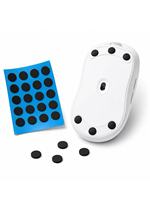 Patins de souris adaptés aux tapis de souris en verre, auto-adhésifs, installation facile, personnalisation de la friction DIY, distance de levage parfaite