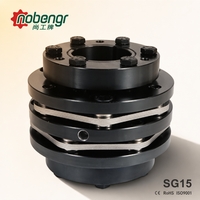Acoplador de Disco de Contracción de Doble Diafragma, Cuerpo de Acero SS304, Doble Flexión, Cero Holgura, Alta Sensibilidad, para Husillo de Bolas, Servo, Accionamiento CNC