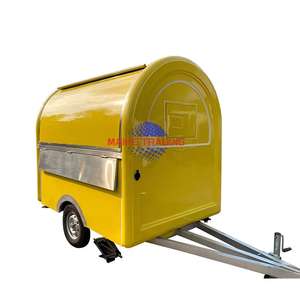 <b>Mini</b> Foodtruck Mobile Kitchen Snowcone Trailer Hot Dog Trailer Fast Food Cart Small Round Food Truck Food Concession Trailer - Product Image 6