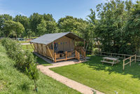 Tente safari luxe toile resort glamping airbnb fournitures cabine extérieure
