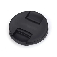 Capuchon d'objectif anti-poussière OEM/RingTeam de deuxième génération à pincement central 52/58/62/67/72/77/82mm pour accessoires d'appareils photo Canon