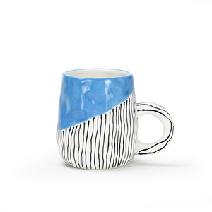 Vendita calda squisita dipinto a mano carino modello di cane tazza di <span class=keywords><strong>caffè</strong></span> con O-a forma di finitura smaltata manico e gambe per uso domestico e giardino - Product Image 5