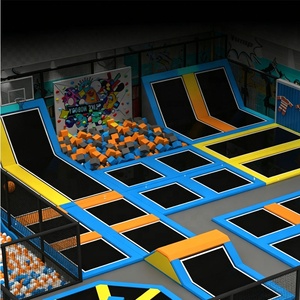 Trampoline Prix d'usine Aire de jeux intérieure Parc d'attractions pour enfants Ninja Park <span class=keywords><strong>et</strong></span> Trampoline Park <span class=keywords><strong>à</strong></span> <span class=keywords><strong>vendre</strong></span> - Product Image 2