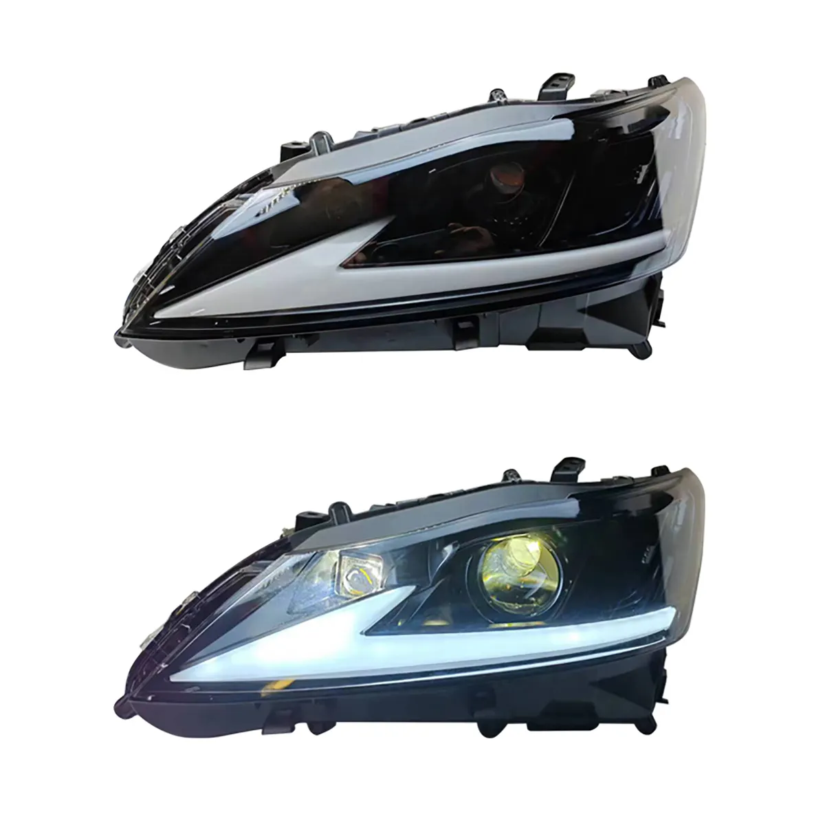 Xe đèn LED cho TOYOTA 14 thế hệ vương miện 2015-2018 Đèn pha độ sáng cao xe đèn chuyển đổi phụ kiện