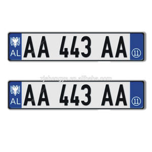 Fabricant chinois de haute qualité plaque d'immatriculation en gros France plaque d'immatriculation de voiture - Product Image 1