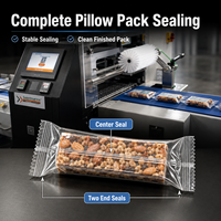 Machine d'emballage horizontale intelligente pour savon et serviettes, machine d'emballage automatique haute vitesse pour produits en forme de coussin, exportation